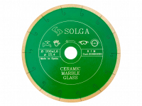 Диск алмазный Solga Diamant CERAMICS, MARBLE сплошной (керамика, мрамор) 200мм/25,4
