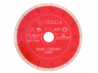 Диск алмазный Solga Diamant HARD CERAMICS сплошной (керамогранит) 180мм/25,4