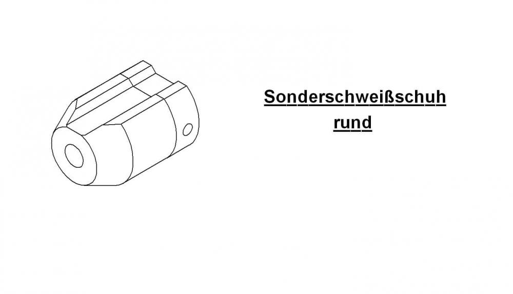 Сварочный башмак MINI / ExOn 1 / 1A, круглый