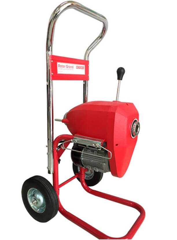 Электрическая прочистная машина ROTOR GRAND в комплекте со спиралями и принадлежностями