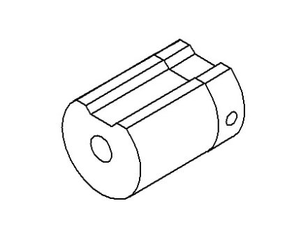Сварочный башмак MINI / ExOn 1 / 1A, неформованный круглый 30 мм