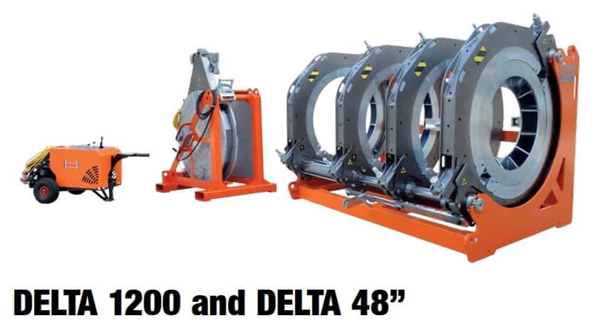 Стыковая сварочная машина DELTA 1200 V1 TE 400В, без вкладышей