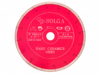 Диск алмазный Solga Diamant HARD CERAMICS сплошной (керамогранит) 230мм/25,4