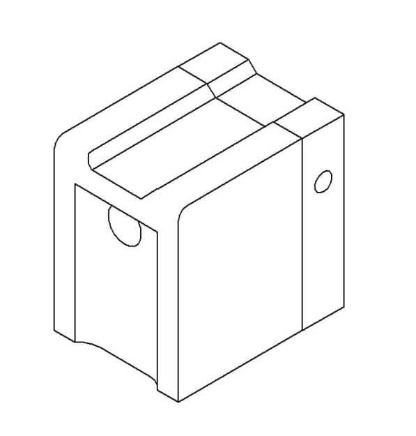 Сварочный башмак MINI / ExOn 1 / 1A, пленочный сварной F 25 мм