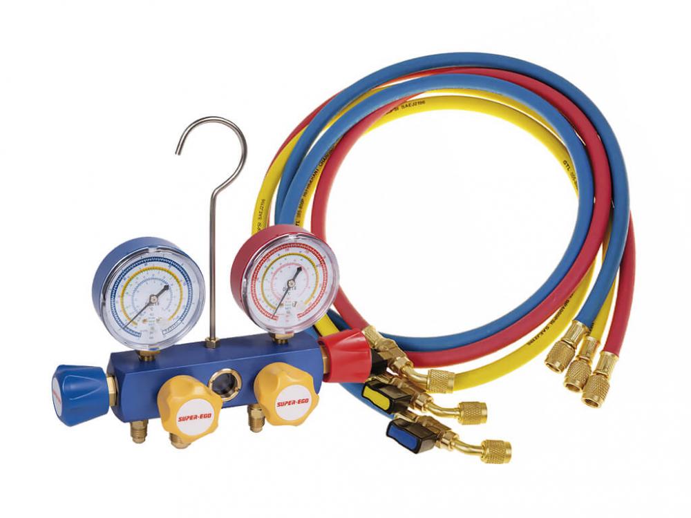 Набор с 4-х позиционным манометрическим коллектором 3Х5/16