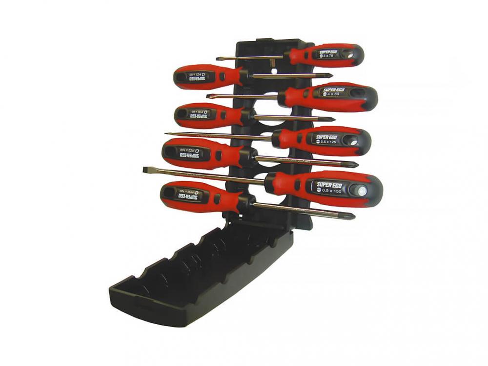 Набор из 8 отверток в пласт.органайзере, биматериал