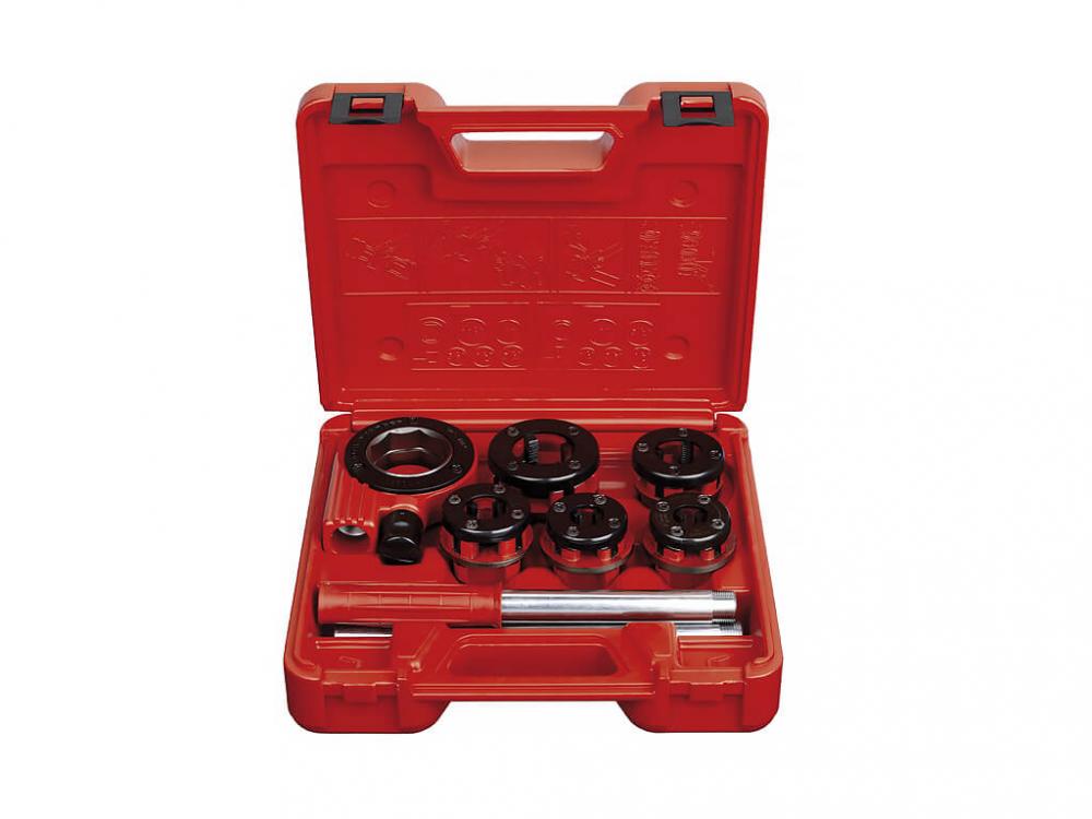 Ручной резьбонарезной набор SUPER-EGO COMPACT, 1/2" - 3/4"- 1" - 1.1/4", резьба BSPT R