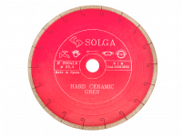 Диск алмазный Solga Diamant HARD CERAMICS сплошной (керамогранит) 250мм/25,4