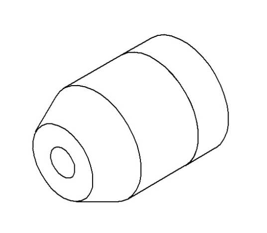 Сварочный башмак ExOn 2-6, круглый 15 мм