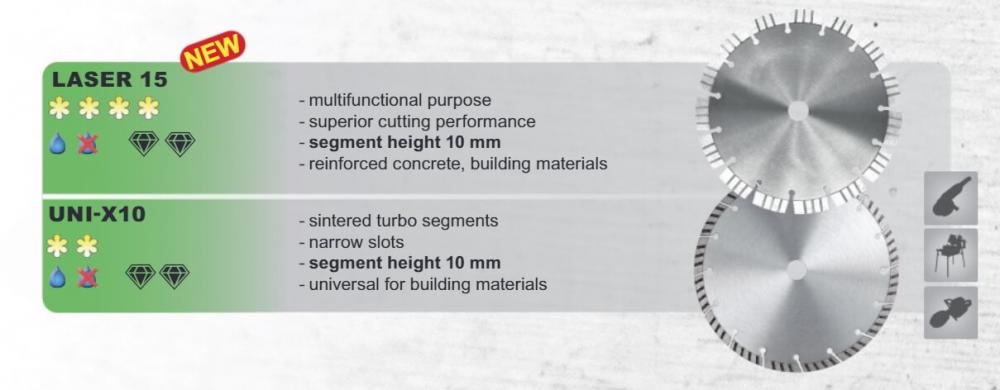Диск алмазный Laser 15 Ø 230 x 22,2 мм