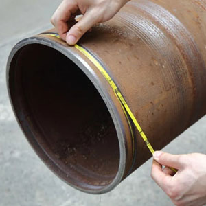 Глубина/ширина желоба меньше расчетной