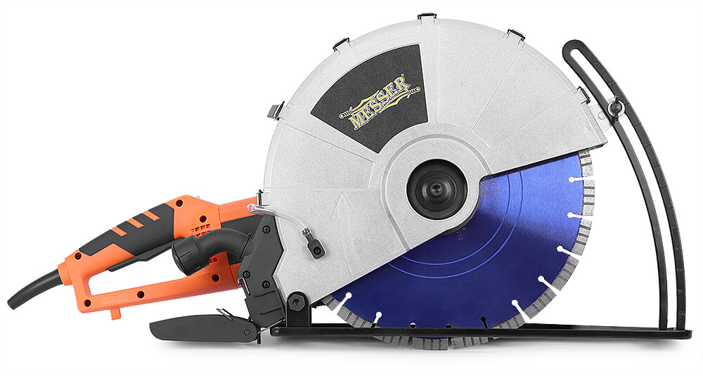 Электрический резчик MESSER KX355D пилить бетон