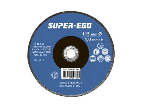 Отрезной диск для металла, 115х3х22,2мм 855115100 SUPER-EGO
