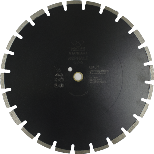 Диск алмазный KEOS Standart сегментный (асфальт) 400мм/25.4/20 (DBA02.400S)
