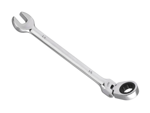 Набор комбинированных рожковых и трещоточных накидных ключей на шарнире 8-10-11-13-14-17-19мм. SEH001400 SUPER-EGO