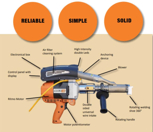 Ручной сварочный экструдер Ritmo K-SB 30 STARGUN