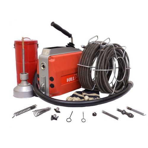 Машина для прочистки труб V-Clean 150  с принадлежностями