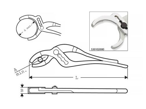 Специальные сантехнические клещи SUPER-EGO sanigrip с пластиковыми губками