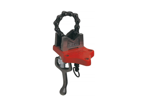 Цепные трубные тиски SUPER-EGO для труб 4" с нижним креплением