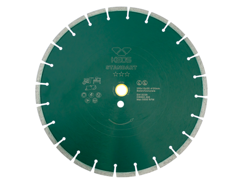 Диск алмазный KEOS Standart сегментный (бетон) 350мм/25.4/20 (DBS02.350)