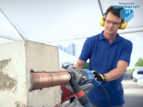 Алмазная коронка Diamond Hit диам. 25 мм, 1 1/4 UNC, длина 900 мм сухой рез
