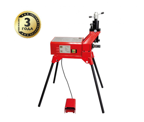 Желобонакатной станок  BrexGroover-12А. Для труб от 1 до 12 дюймов. В комплект входит кнопка-педаль с защитной крышкой для включения станка.