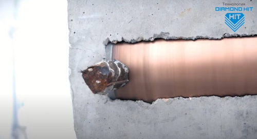 Алмазная коронка Diamond Hit диам. 28 мм, 1 1/4 UNC, длина 700 мм сухой рез