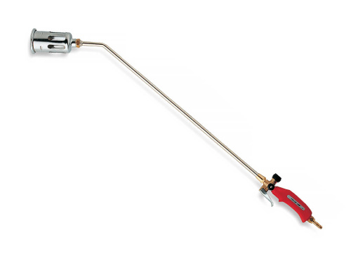 Пропановая горелка с ниппельным соединением SUPER-EGO 11 под шланг и соплом Æ 63мм и длиной 600мм.