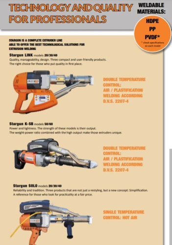 Ручной сварочный экструдер Ritmo K-SB 20 STARGUN