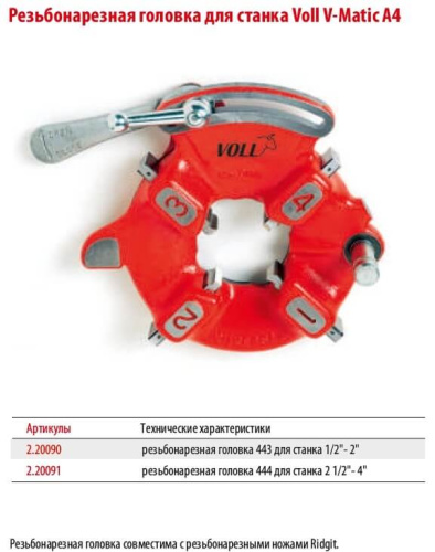 Резьбонарезные ножи для станков HSS BSPT 2 1/2-3"