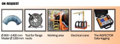 Комплект вкладышей 1000мм для DELTA  1600 HDR (8 полуколец)