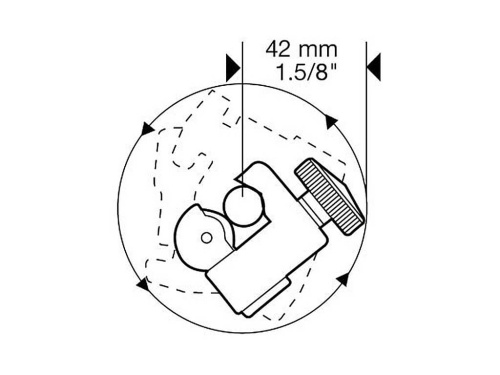 Труборез SUPER-EGO 722 mini pro для медных труб 6-22мм
