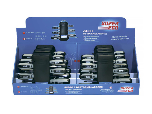 Набор из 6 отверток F09010600 SUPER-EGO