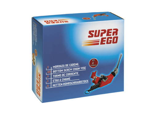 Цепные тиски для труб с верхним креплением SUPER-EGO 4"