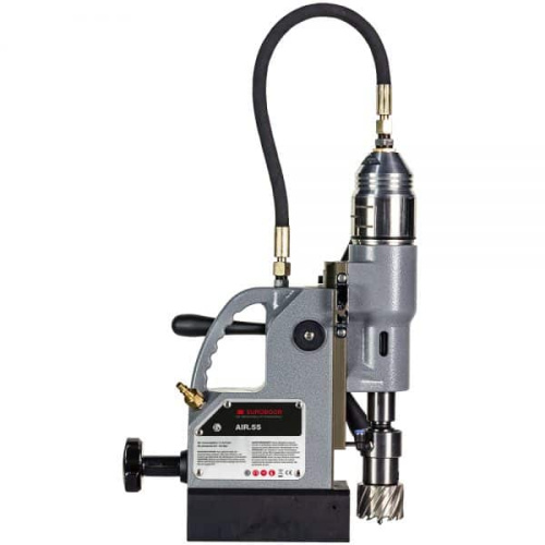 Пневматическая сверлильная машина Euroboor AIR.55, ø 12-52 мм. Постоянный магнит.