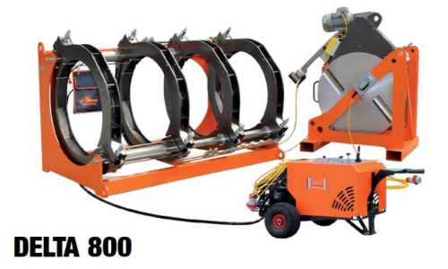 Стыковая сварочная машина DELTA 800 V1 TE 400В, без вкладышей