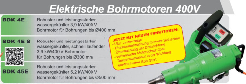 Электробормотор Dr. Schulze GmbH BDK-45 (DK52) 5,2 кВт