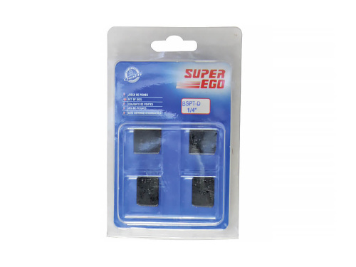 Комплект резьбонарезных ножей SUPER-EGO 600 BSPT R 3/8", 4 штуки.