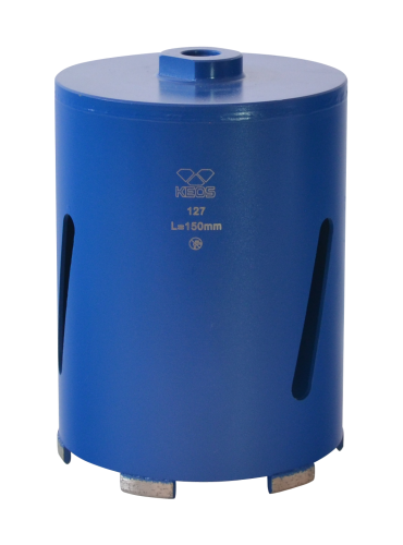 Алмазная коронка по бетону KEOS (сухой рез) М16 127/150мм